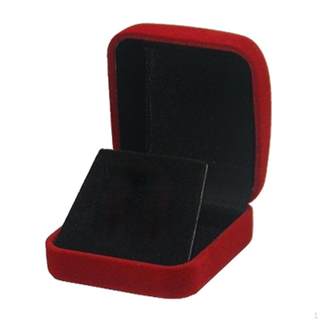 Velvet Display Box Brooch Storage Jewelry Organizer Lapel Pin Case for Brooches