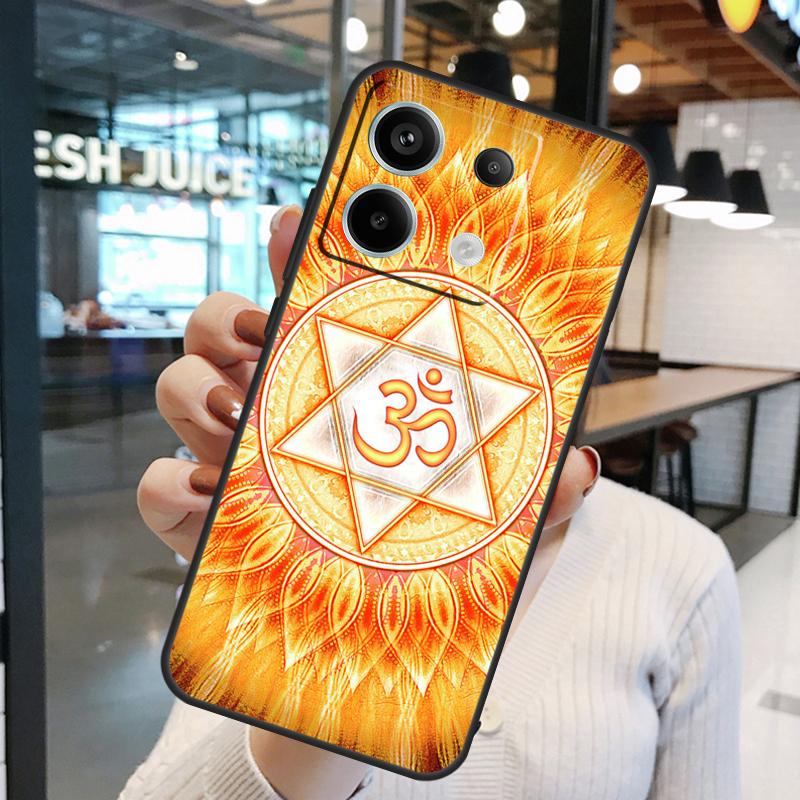 Aum Om Yoga Symbol Case For Xiaomi Redmi Note 14 Pro 10 11 12 13 15 Pro Plus Redmi 15C 14C 10C 12C 13C 15 Cover