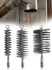 Steel Wire Brush Set Including Three Different Sized Brushes Perfect for Efficient Oven and Boiler Maintenance