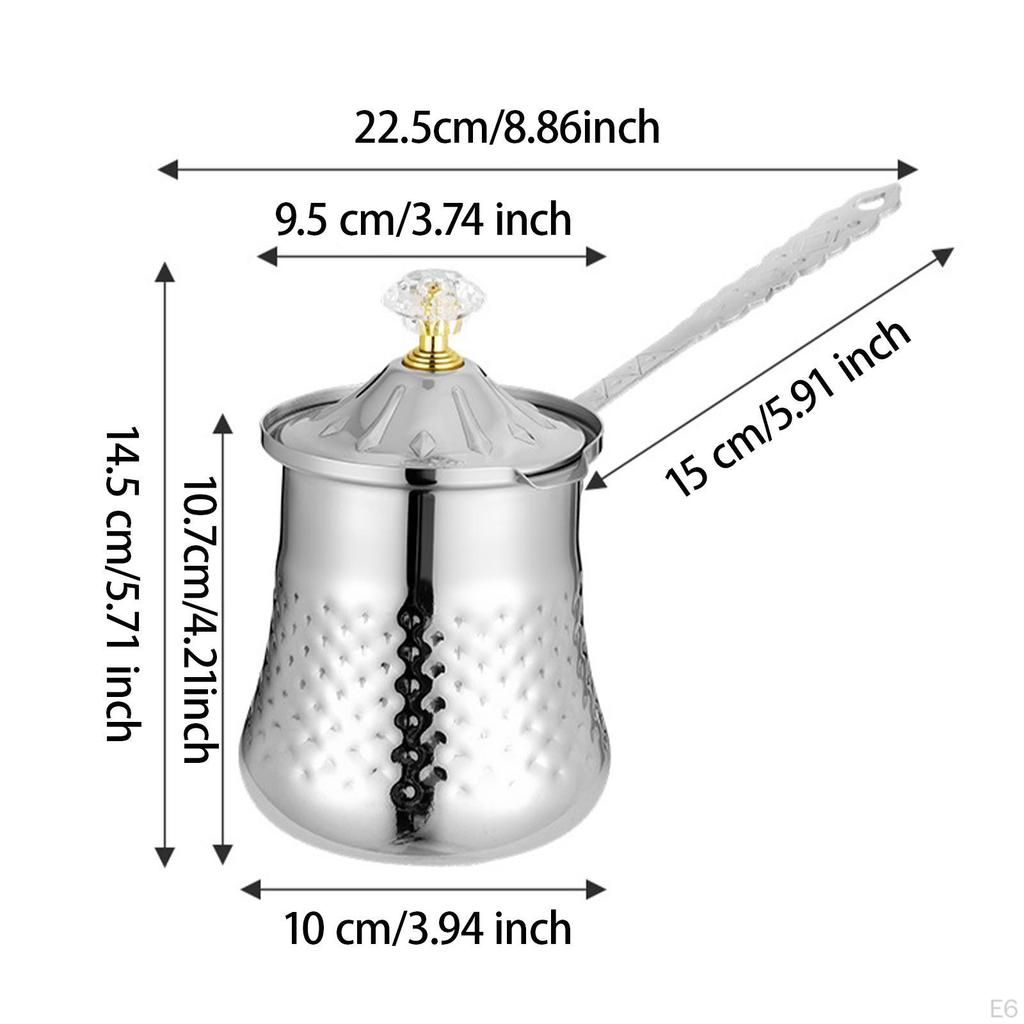 Coffee Maker, Kitchen Utensil, Ideal for Camping And Induction Cookers, with Anti-spill Spout,