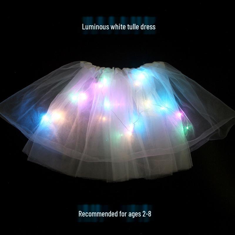 Children's Glowing Angel Feather Wings Costume Prop for Girls & Adults - Fairy, Elf, Cosplay & Photoshoots