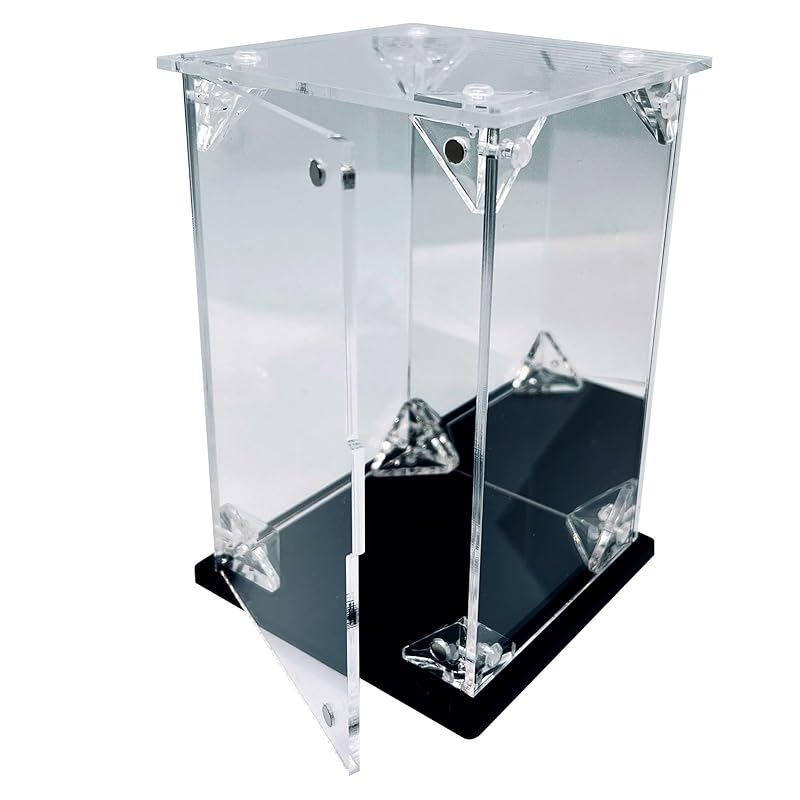 

eramd Acrylic case [rear mirror] [magnetic front door] Openable door] [Light transmittance 91.6%] [UV cut 98.4%] Easy to assemble acrylic case