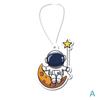 Car Fragrance Piece Cute Astronaut Cartoon Creative Air Freshener Perfume Rearview Mirror Ornament Hanging Rearview Pendant