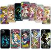 Disney Princess Transparent Phone Case for Motorola Moto G10 G20 G30 G31 G32 G34 G35 G41 G42 G50 G51 G52 G55 G60 G60S