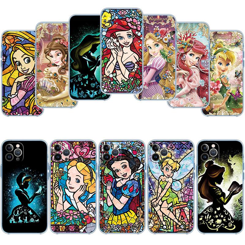 Disney Princess Transparent Phone Case for Motorola Moto G10 G20 G30 G31 G32 G34 G35 G41 G42 G50 G51 G52 G55 G60 G60S