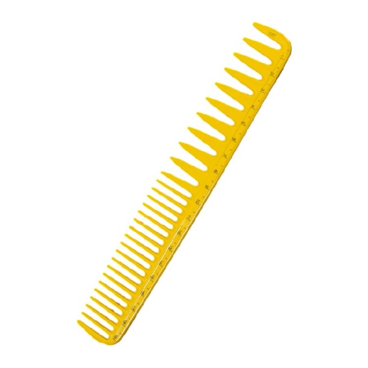 Green Hair Comb for Women Japanese Style Combs with Measurement Scale Wide Teeth