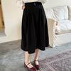 New High Waist and Thin Medium and Long-length Skirt for Women's A Characterumbrella Skirt Versatile and Comfortable