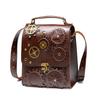 Steampunk Retro Stil Damen Schulter Messenger Taschen Tragbare Große Kapazität Lässige Tragetaschen Damen Geldbörse und Handtaschen