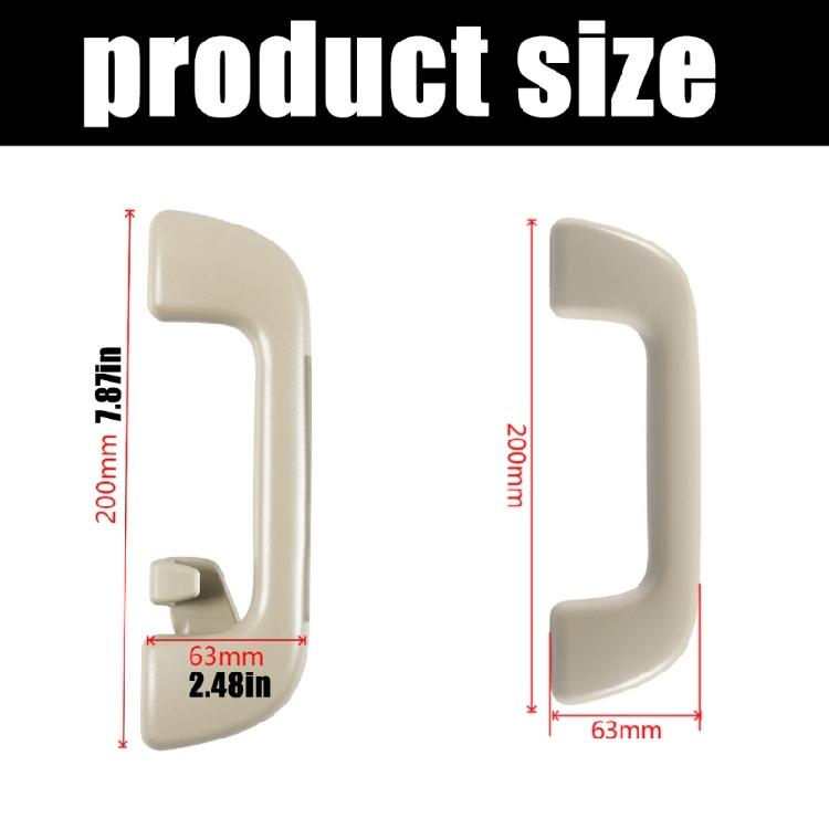 Interior Roof Grab Bar with Hook Vehicle Safety Grab Bar ABS Interior Support Handle Replaces 74610-52020 for Vehicle