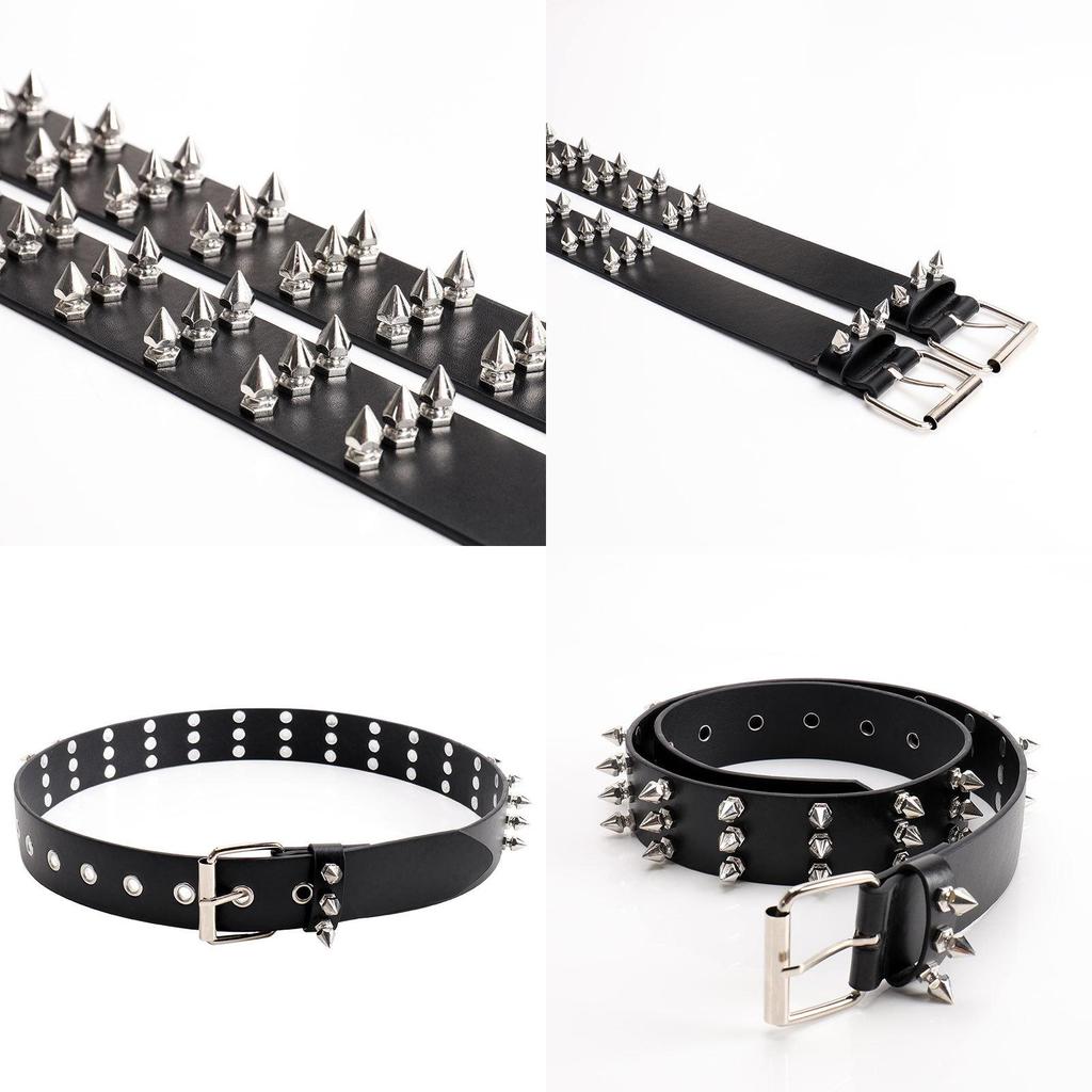 Solid Fashion Color Rivet Design Women Casual Belt For Street Style Wearing