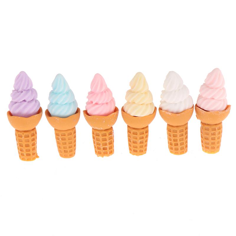 5pcs Miniature Dollhouse Adorable Resin Milkshake Juice Candy Sugar ice Cream Pretend Enjoy Food designed for Pretend Enjoy Kitchen Decor Playthings