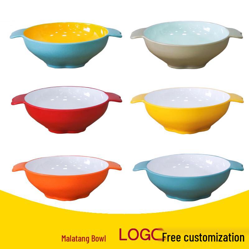 Jingzhouyuan Commercial Melamine Double-Handle Bowls