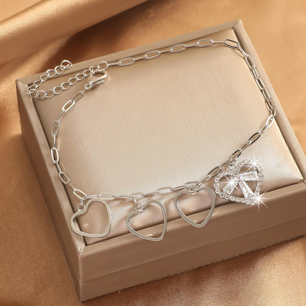 Premium Ελαφριά Πολυτέλεια Χαλκός Ζιργκόν Μοντέλο Παραλίας Φύλλο Πόδι Διακοσμητικό Κρόσσια Εθνοτικό Στυλ Απλό Γυναικείο Μοντέλο Μικρό Φύλλο Βραχιόλι Αστραγάλου Γυναίκες