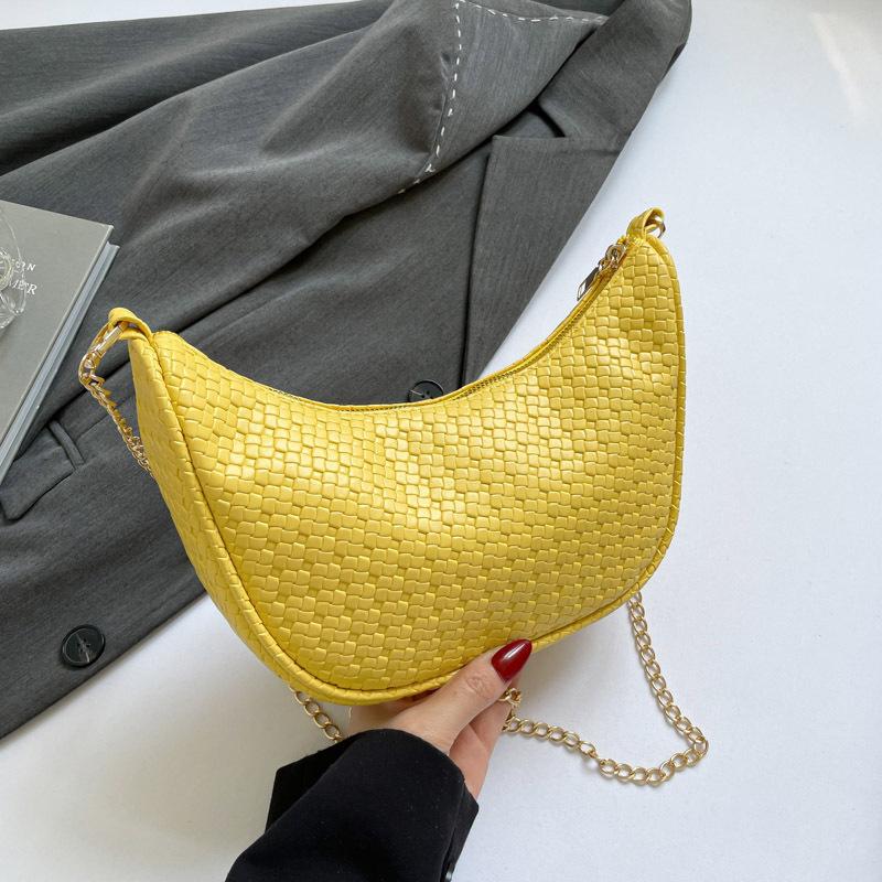 

Premium texture small bag women s 2025 new niche versatile messenger bag popular popular single shoulder messenger dumpling bag жёлтый
