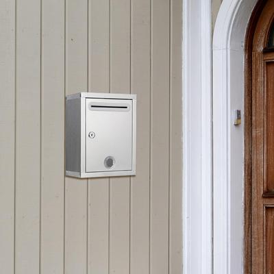 Wall Mount Mailbox Comment Box Storage Container Utility Locking Heavy Duty Deposit Drop Secured