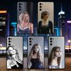 Jennifer Lawrence Phone Case For Samsung S25,S24,S21,S22,S23,S30,Ultra,S20,Plus,Fe,Lite,Note,10,Black Cover