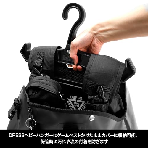DRESS Game Vest Cover, All-in-One Bag, Waterproof Fishing Bag, Backpack, Car Bag, Large Capacity Storage for Waders, Wading, Floating, and Life Jacket