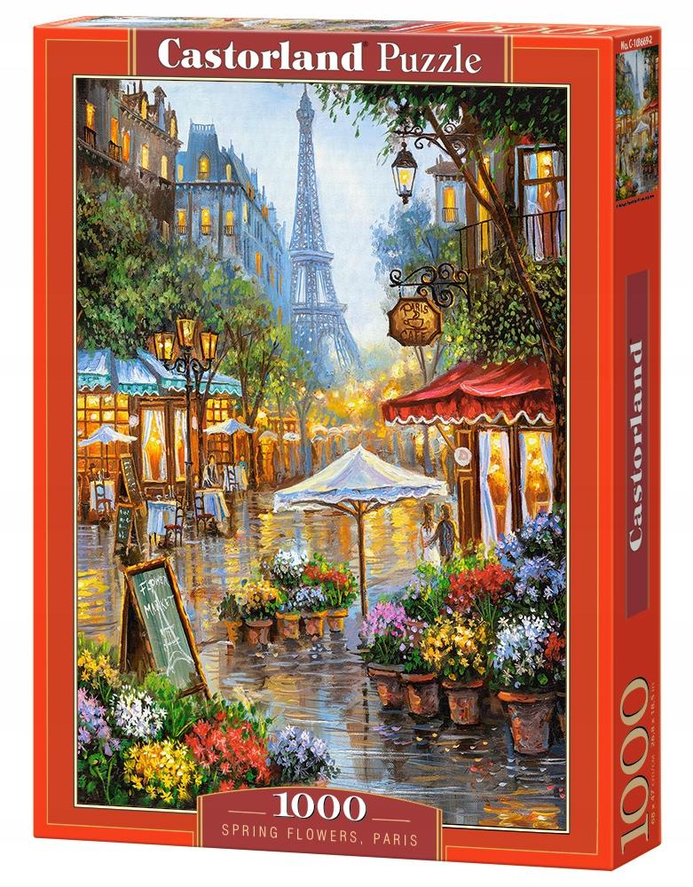 Puzzle 1000 pieces C-103669-2 Spring Flowers, Paris