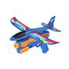 Boys Catapult Plane Gun Toy Soft Bullet Ball Launcher Outdoor Ejecting Airplane Toy Gun Kids Flying Toys Birthday Gifts
