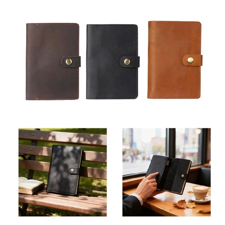 Compact Waterproof PU Leather Passports Holder Organizers For Cards Holder Travel Journal Lightweight Business Essential