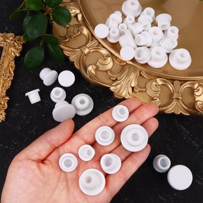 35Pcs Silicone Salt And Pepper Shaker Stoppers 10,11,12,13,14,15,16Mm Stoppers For Salt And Pepper Shakers, Salt Shaker Plug Rep