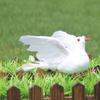 Spread Wings White Pigeon Bird Simulation Dove Decoration Crafts Peace Dove  Garden