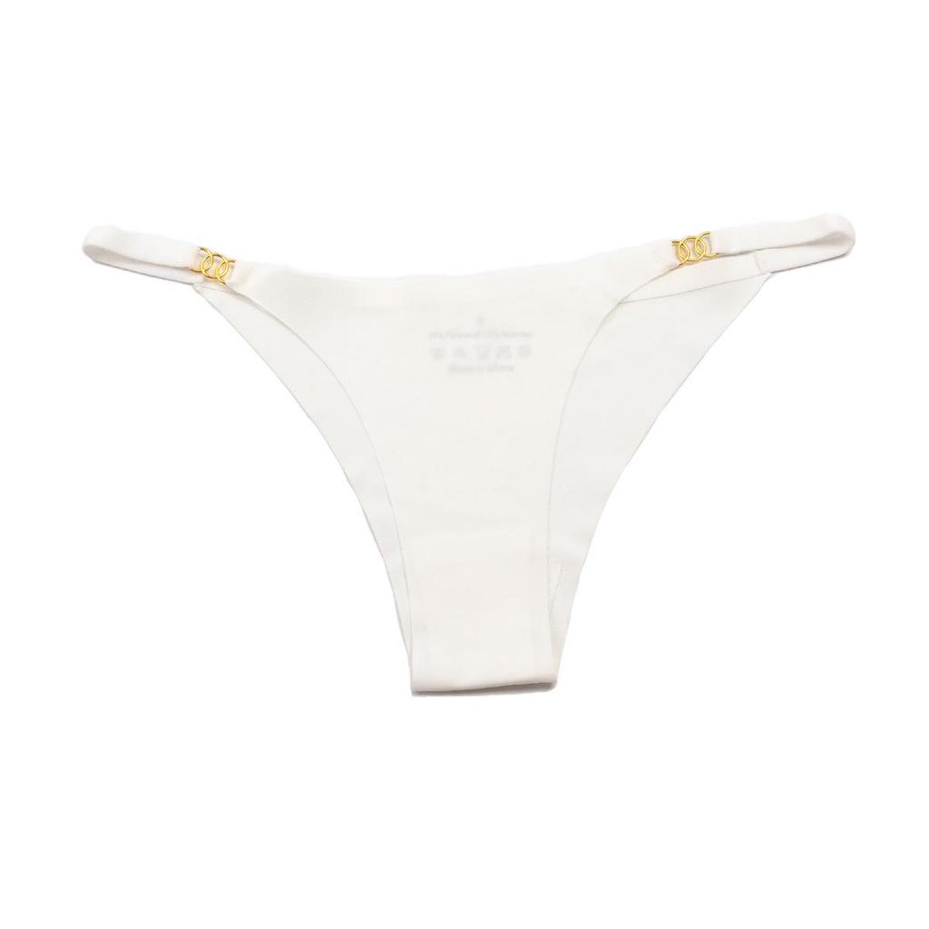 Sexy Ice Silk Low-Waist Women's Breathable Triangle Panties with Thin Straps