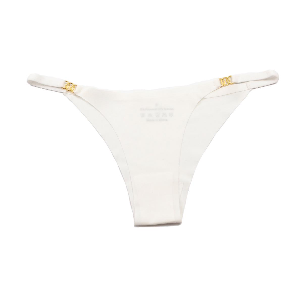 

Бесшовное женское нижнее белье из ледяного шелка: Удобный, Дышащий, Дизайн с тонкими бретелями Small