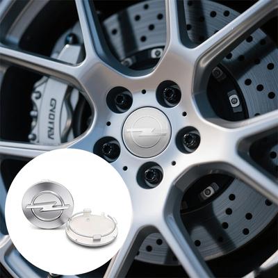 Tampas de Centro de Roda 58mm 64mm Adesivos de Emblema para Calota de Roda de Carro Para Astra j g Insignia Corsa d Vectra c Zafira a Gadgets de Carro