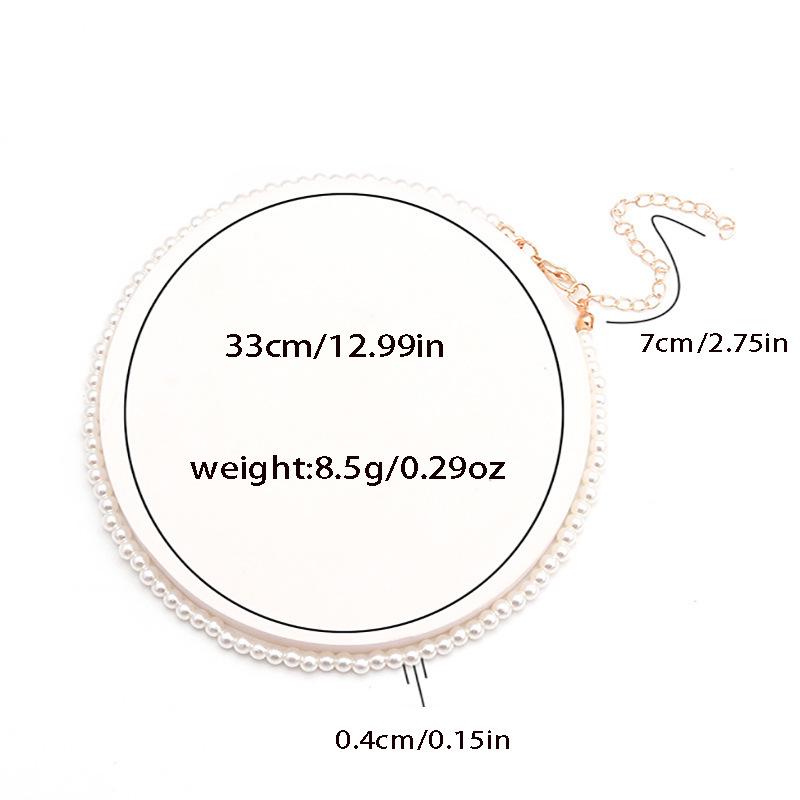 

Весеннее жемчужное стеклянное ожерелье - Женский роскошный нишевый дизайн чокер, Новый аксессуар-цепочка на ключицу