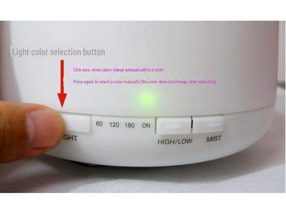 Difuzor și umidificator cu ultrasunete pentru aromaterapie MUJI 500ML, cu telecomandă și lampă cu uleiuri esențiale pentru casă sau dormitor.