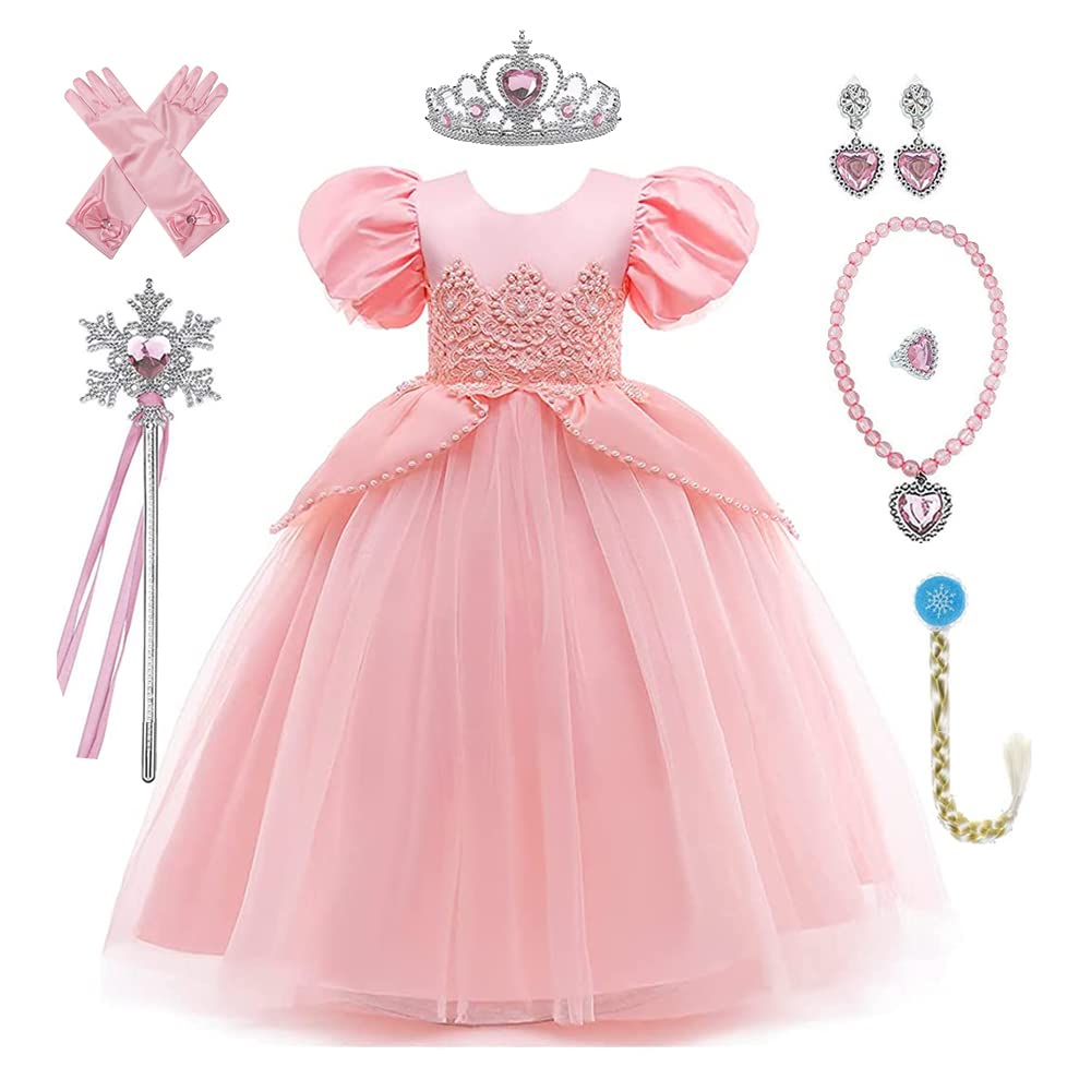 Agture Princess Dress for Halloween Cosplay Costume for Birthday Photo Christmas Includes Accessories Kids, Girls, Gift, Party, Shichi-Go-San, Shoot,