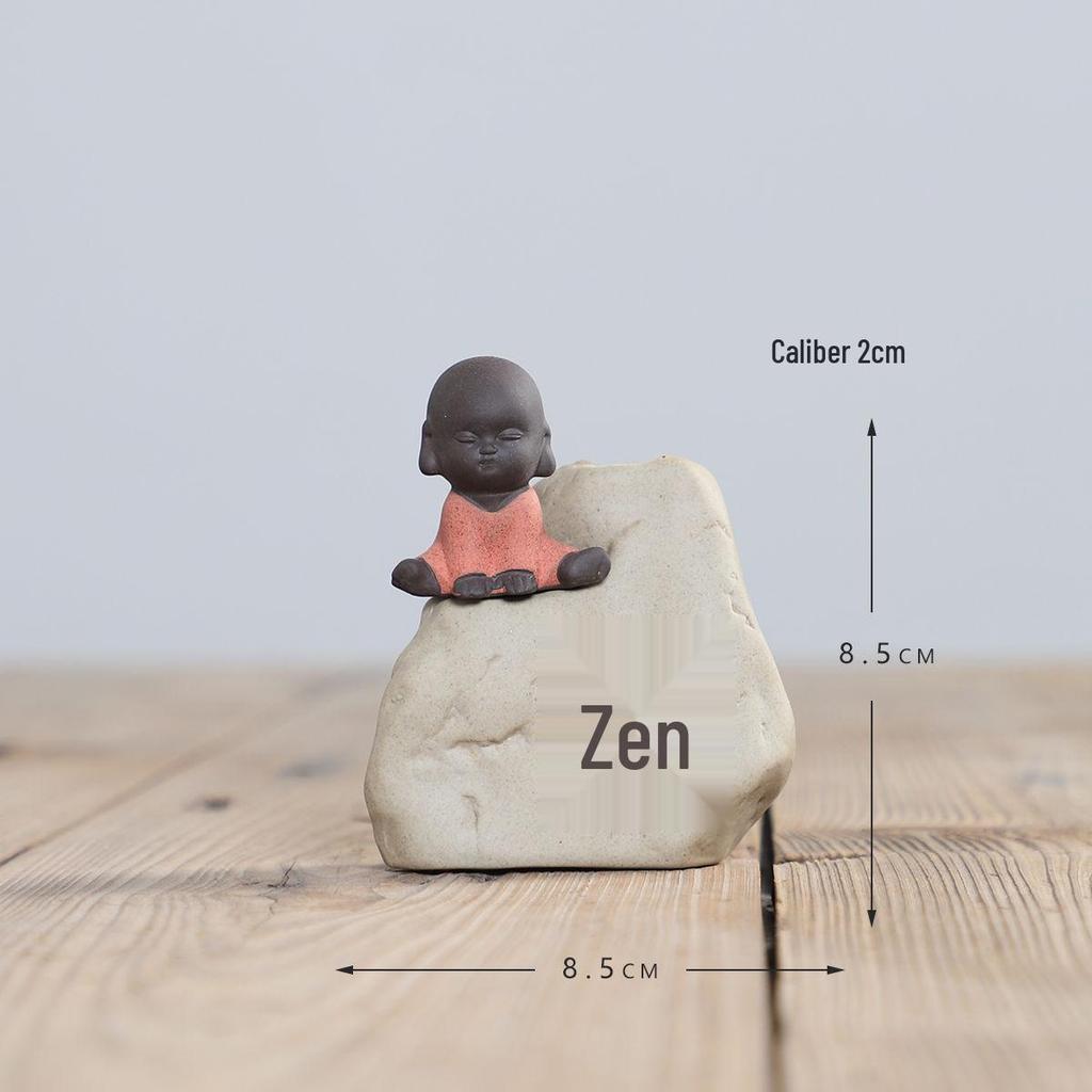 Mały ceramiczny wazon zen do hydroponiki i kompozycji ze świeżych kwiatów