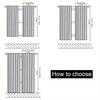 2pcs, Polyester Material, HD Digital Printing Black and White Musical Note Pattern, Light Filtering Curtain, Suitable for Bedroo