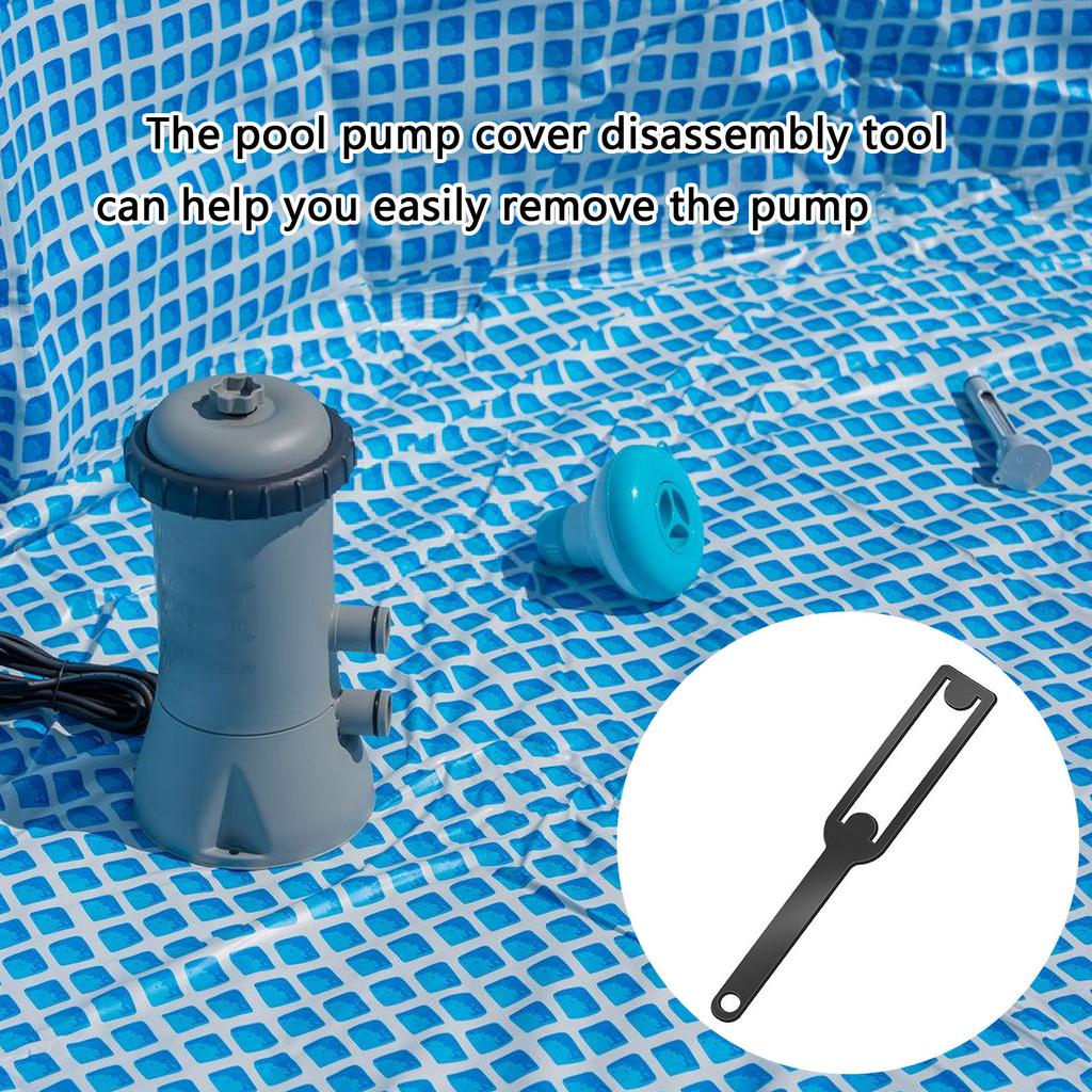 Pool Pump Cover Removal Tool Compatible With Super II Pumps Durable Metal Construction Rust Resistant Coating