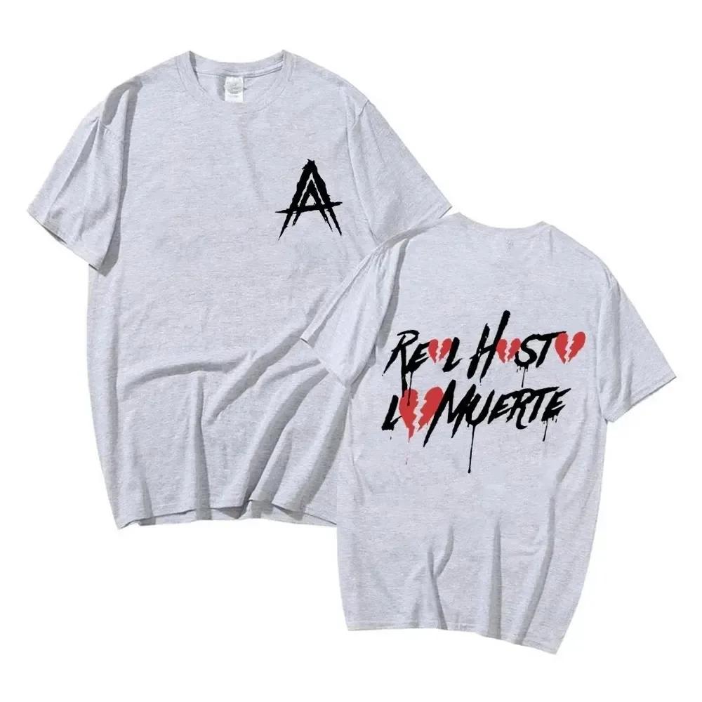 Cool Rapper Anuel AA Men Women T Shirt Oversized Cotton Hip Hop Short Sleeve Graphic T-Shirt Streetwear Tee Trend Clothes Tops