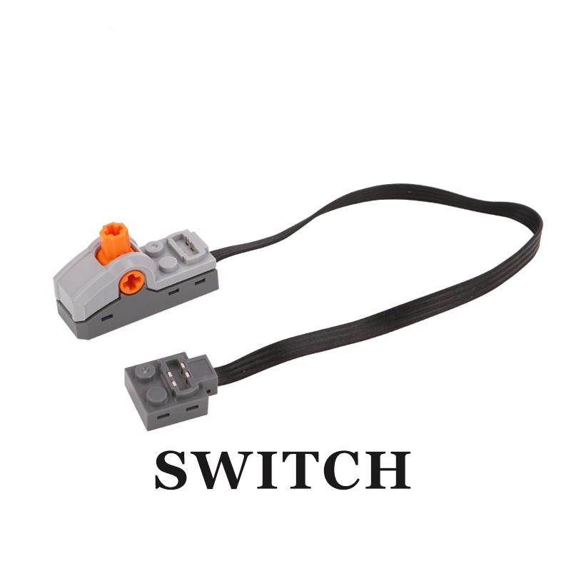 Power Functions Baustein Technische Motorteile Multi PF Werkzeug Kompatibel 8293 8883 Auto Zug M L XL Servomotor Steine Spielzeug