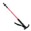 3 Section Aluminum Alloy Outdoor Trekking Pole ShockAbsorbing Walking Poles T Handle(T Handle Red )