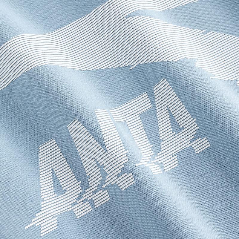 Anta Big Logo Casual Fashion Sports Versatile Campus Commuting Loose Comfortable Thickened Warm Pullover Round Neck Sweatshirt 952548702-6