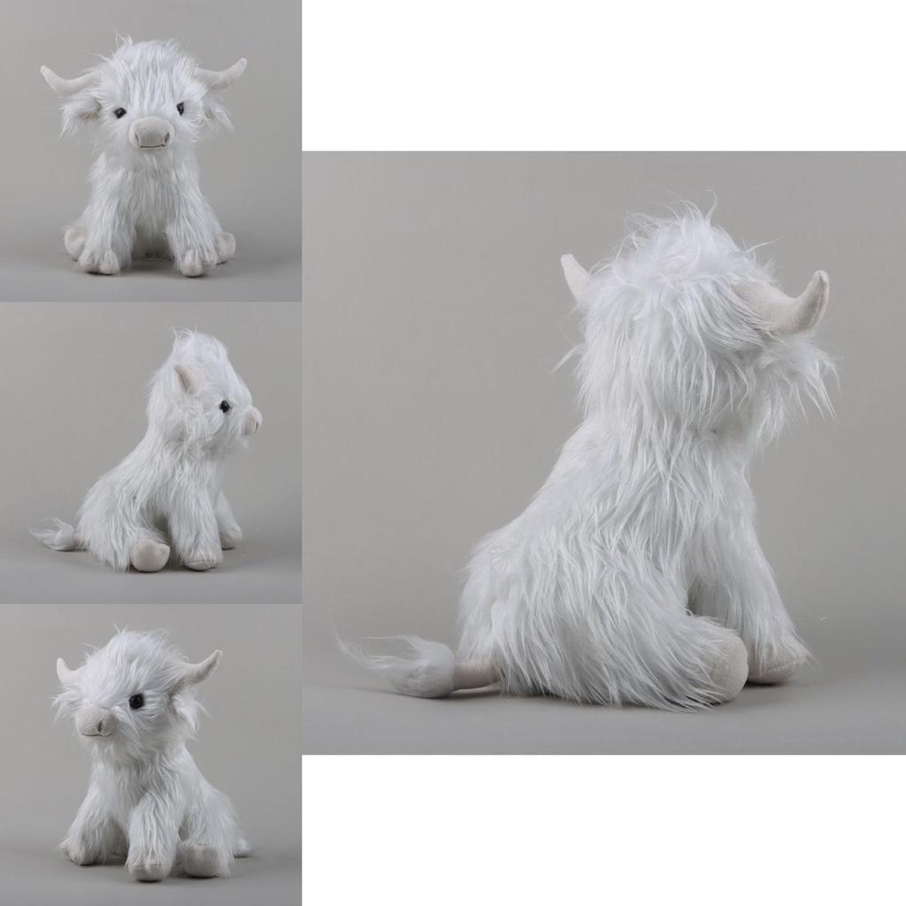 Entzückendes 9,4 Zoll schottisches Hochlandrind Plüschtier Geschenk für Kinder