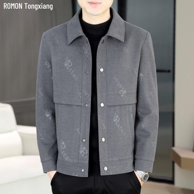 ROMON Men's Casual Commuter Spring and Autumn Jacket
