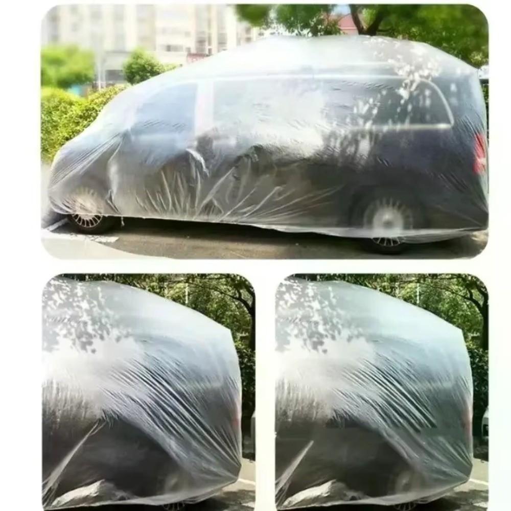 Transparent Exterior Car Cover Dustproof Car Covers Universal Protective Cover  Outdoor