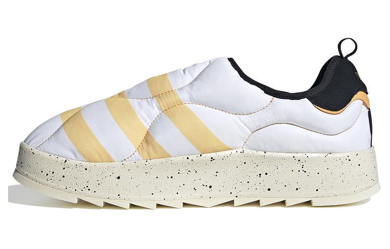 

Adidas Originals Puffylette Cushioning, Wear Resistant Low top Casual Shoes Unisex Black White Yellow IF4326 39