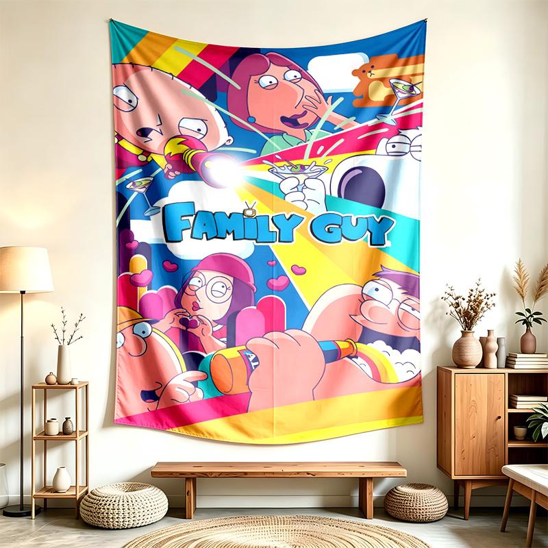 Family Guy (5) Tapestry Suitable For Decorating Homes Dorms And Bedrooms Soft To The Touch And A Perfect Gift For Friends And Family