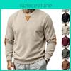 Maglione Casual con Cappuccio Ricamato da Uomo per l'Autunno all'Aperto