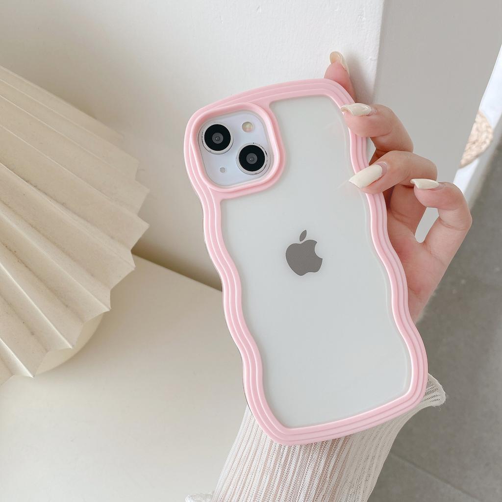 15PRO simple wavy edge 2-in-1 for iPhone17PPOMAX soft phone case Apple protective case 16