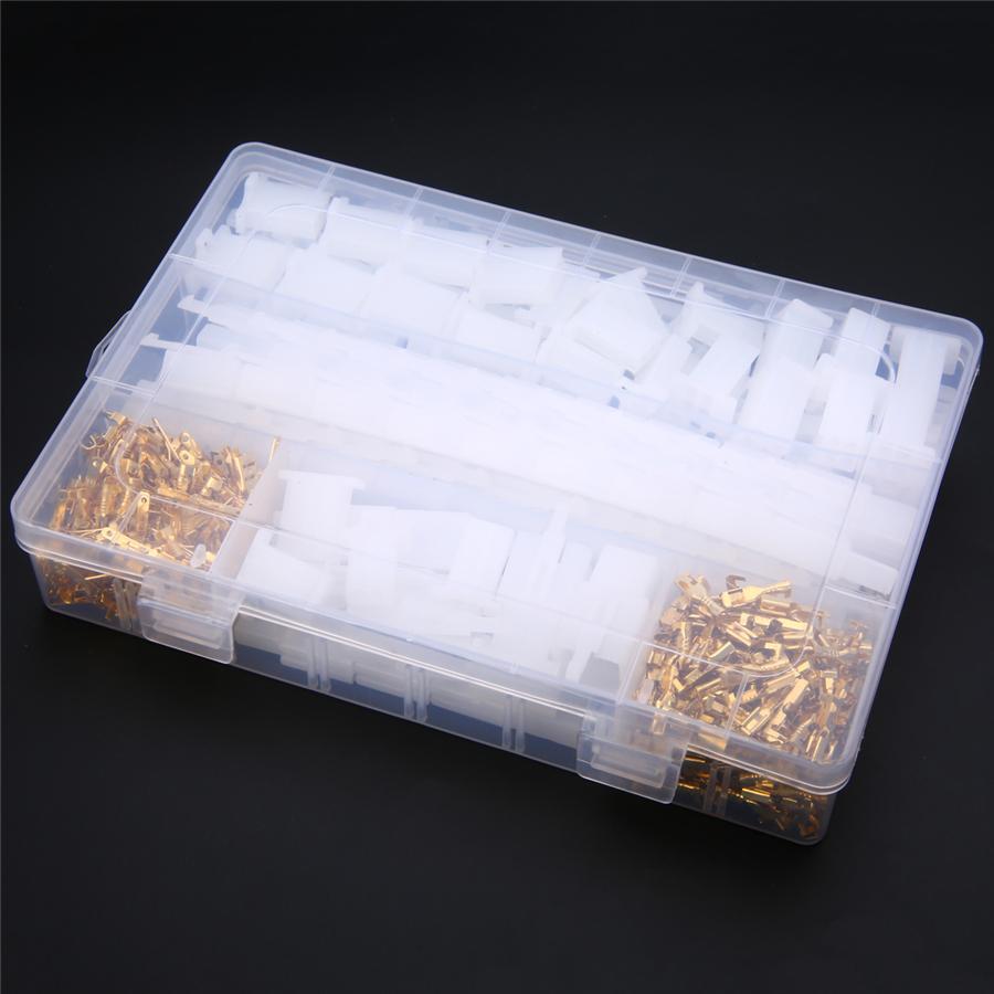 580Pcs Male Female Terminal + 2/3/4/6/9 Pin Housing Connector for Car Motorcycle