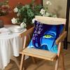 Anime CChainsaw Man Cushion Cover Silky Short Plush Invisible Zipper Dustproof Sofa Pillow Case for Home Decor