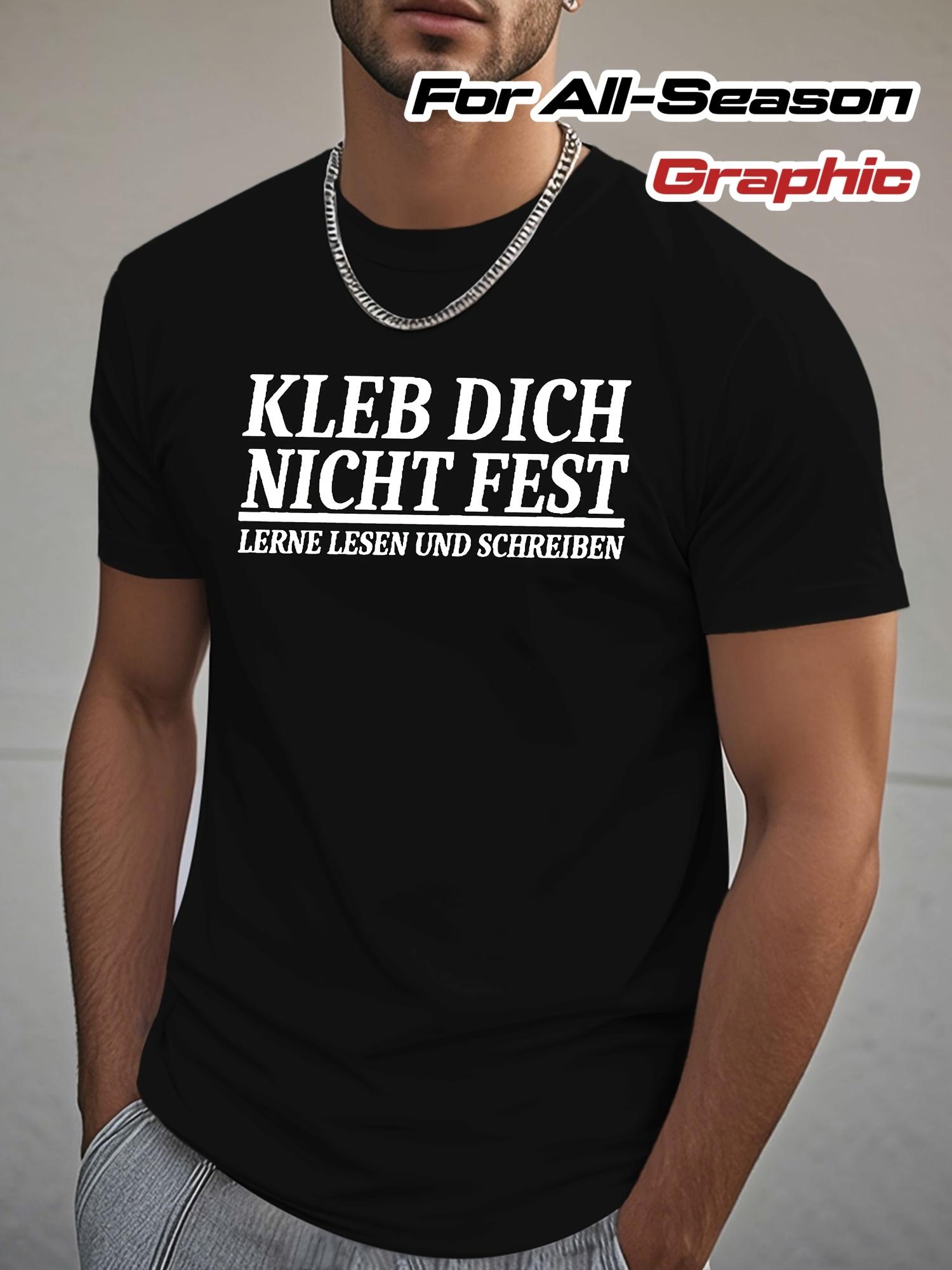 T-Shirt y2k German Phrase T 3XL