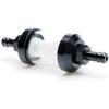 1/4 Inline Fuel Filter - APE RACING Upgraded Billet Aluminum Metal Glass Fuel Filter for Motorcycle ATV Dirt bike Classic bikes and Small Engines,